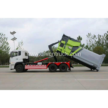 HOT SALE Dongfeng 16cbm carriage removable garbage truck